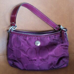 Coach purple shoulder bag F15233